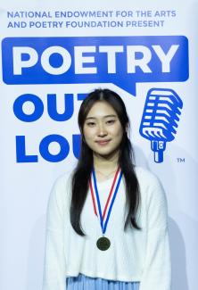 Jenninfer Shon, 2024 Poetry Out Loud RI winner